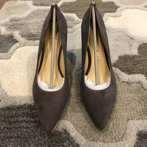 Nine West Grey Block Heels